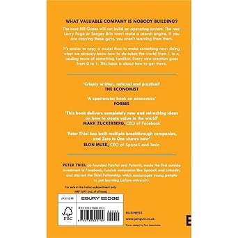 Zero to One - Peter Thiel and Blake Masters