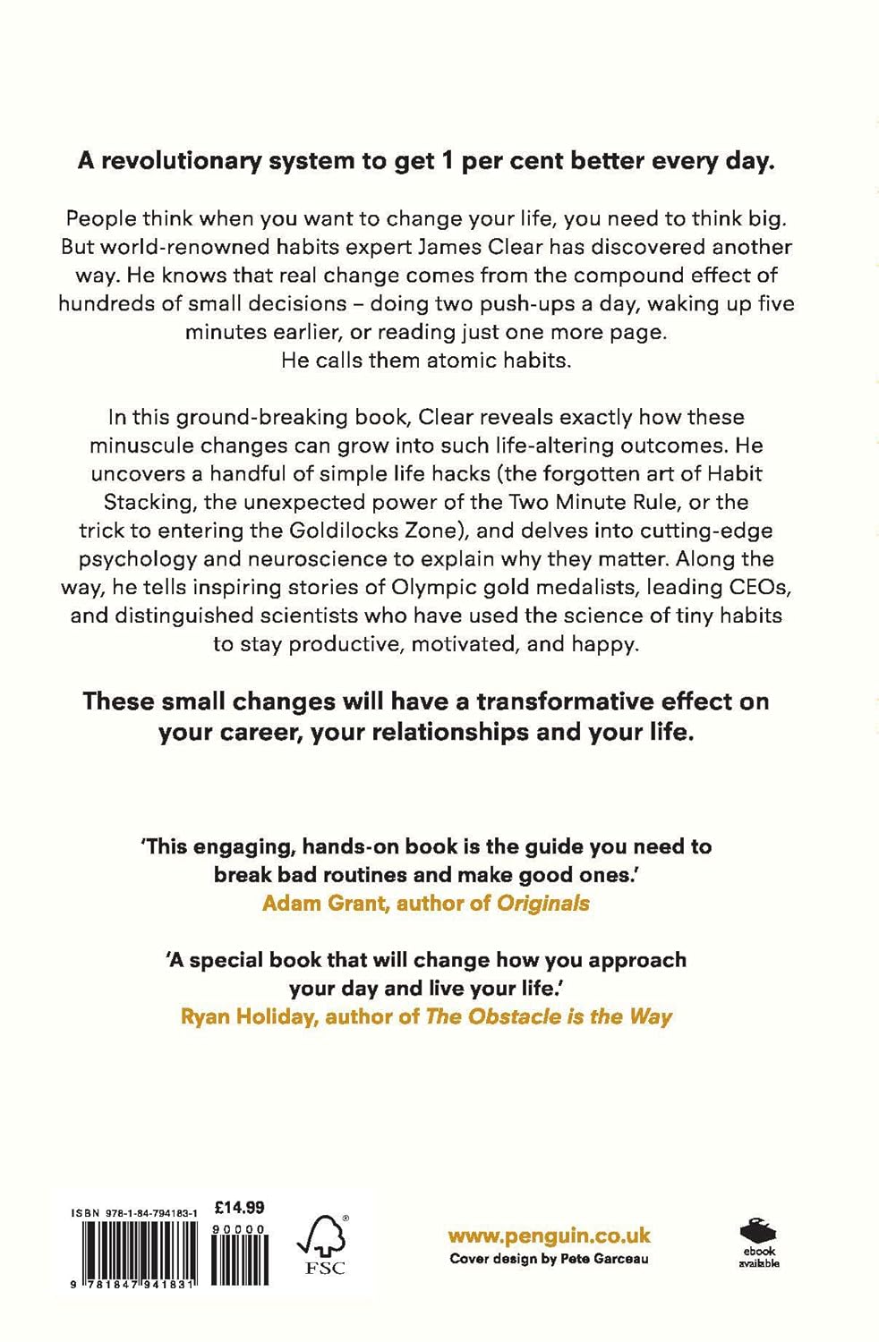 Atomic Habits - James Clear